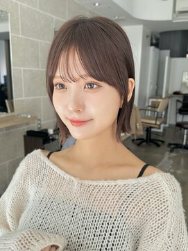 サンド クリア 横浜本店(sand clear) 顎下1センチヘイリーボブ