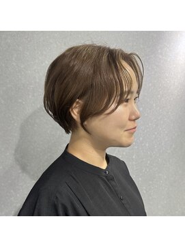 エストアール フクオカ 福岡博多店(est-r. Fukuoka) ショートヘア/ベージュ/ノンブロー/博多