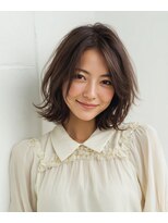 バグズ ヘアデザイン 桔梗が丘店(Baguz HAIR DESIGN) 大人の軽やかレイヤーボブパーマ