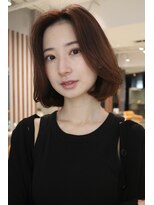 ビュートリアム 南青山(BEAUTRIUM)&nbsp;フレンチボブ海外ボブカーテンバング大人ボブ大人ショート表参道