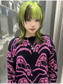 デザインカラー×ウルフカット