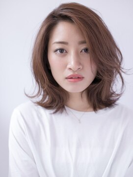 エイチバイシオミエイチ 神戸三宮(H by shiomi H) [shiomi H]大人っぽ×柔らか♪かきあげバング×くびれミディ