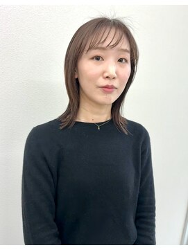 ブラウン(Brown) レイヤーボブ