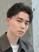 バイフィフス 原宿/表参道(by fifth)&nbsp;メンズシースルーマッシュニュアンスパーマシャドウパーマテテ風