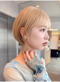コンパクトショートカット丸みショートくびれショートボブ表参道