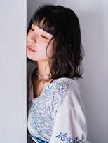 ヘアークラフト(Hair Craft)&nbsp;暗髪ボブレイヤー×ボブパーマ【岡山】くせ毛対応ゆるふわパーマ