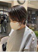 白髪ぼかしハイライトショート