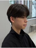 マッシュ/黒髪/ナチュラルマッシュ/メンズ/ツーブロック