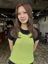 ニードジェリコ(NEED JERICHO)&nbsp;ブリーチ無しWカラーでカラーで明るめベージュ
