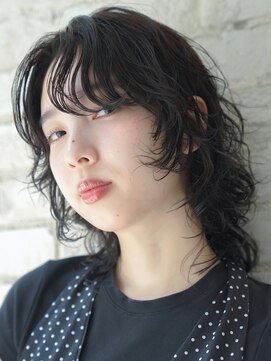 カライング(ing) 大人可愛い顔周りレイヤーボブウルフカットミディアム◎20代30代