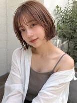 フリー(Free)&nbsp;20代30代40代50代似合わせマッシュショートボブフレンチバング