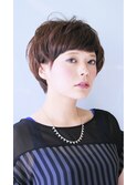 フェミニン×ショートボブ