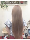 大人かわいい×ガーリーピンクベージュ
