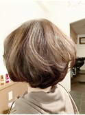 大人ふんわりボブ
