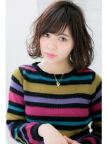 ローマ ギンザ(ROMA Ginza)&nbsp;『ROMA』暗髪にも似合う！切りっぱなしボブマッシュウルフオン眉