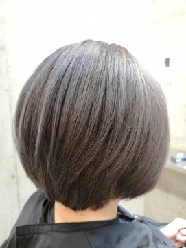 ヘアーサロン デライト(DELIGHT) ショートボブ&グレージュカラー