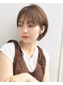 【GARDEN杉本佳恋】丸みショートボブ