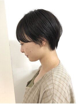 サンク 原宿 表参道(cinq) ココアブラウン　長め前髪　20代　ダークカラー