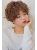 マッシュレイヤー/ふんわりショートボブ/ミニボブ/ハイトーン