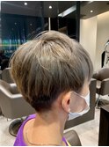 【中村】メンズもオススメ☆ミルクティーベージュショート