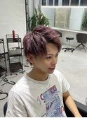 透けバイオレットアップバングショート
