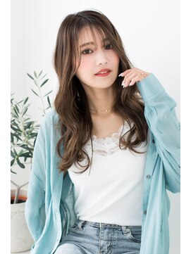 トティア 堀江(Totia) 【Totia堀江】シースルー前髪×ミルクティーブラウン