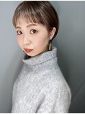 【morio池袋】可愛くて色気のあるマッシュバングショート♪