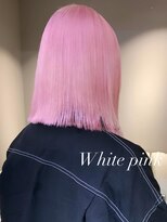 ベレーザ 渋谷(BELEZA)&nbsp;ba1144_透明感ピンクアッシュロブヘアボブウルフAラインボブ