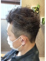 ネウィサリュー 立川(newi saLyu)&nbsp;爽やかツーブロック刈り上げ束感アップバング