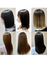 髪質改善酸性ストレートでうる艶髪に。