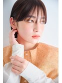 ニュアンス前髪暗髪ボブ