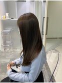 バイカルテ レイヤー 髪質改善  ベージュ 酸熱トリートメント