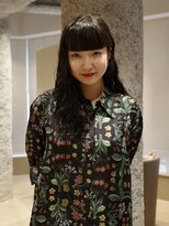 ネロ フタコタマガワ(NERO FUTAKOTAMAGAWA)&nbsp;【酒井 麻里】スパイラルパーマ×ミディアム×重め前髪