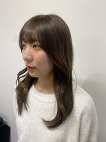 ジエクト ヴィシア(The Ect VIXIA)&nbsp;オリーブベージュ×韓国巻き×ヨシンモリ×レイヤーカット