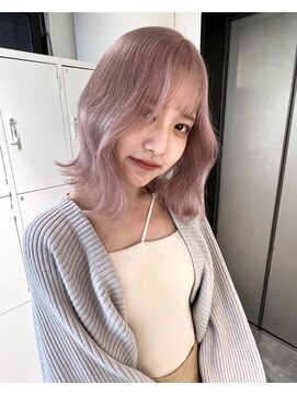 ミラ(MIRA) ミルクティーピンク/春カラー/ハイトーンカラー/学割