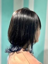 マティーナ ヘアー 池袋(Matina hair)&nbsp;【ウルフ×インナーカラーネイビー】20代30代40代50代