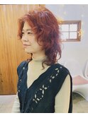 メッシーパーマ/スペインパーマ/スペインカール/くせ毛外国人風
