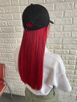 アメジスト(amethyst)&nbsp;シールエクステ☆エクステ/赤/red/ロング