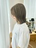 色素改善《ブリーチなし》透明感ダブルカラー＋3step