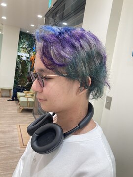 モリオフロムロンドン 大宮店(morio from London) シルバー×ブルー×パープル×グリーン　【村田】