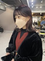 レブ 三条河原町(Reb,) ピンクベージュインナーカラー