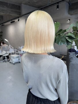 ネアー 新潟(NEER) ブロンドヘア*抜きっぱなしカラー
