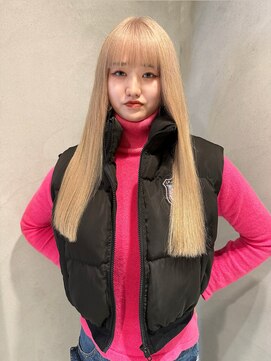 ペレ 梅田(PELE) 前髪/アンブレラカラー/こなれミディ/イメチェン/ウェーブパーマ