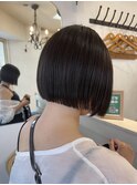 憧れショートボブもストレートで扱いやすい美髪に梅ヶ丘世田谷
