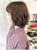 -ふわふわボブ大人ボブパーマゆるふわパーマニュアンスパーマ3