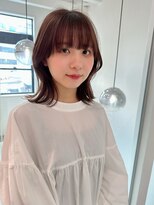 ロンド メリー 大宮(Lond merry) ウェーブミディアム似合わせカットメルティカラーボブ/大宮