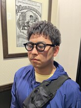 ラヴィザバーバー 理容室(LAVIE the BARBER) ショート2ブロック短髪ニュアンスパーマアイロンパーマ