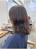 ★垢抜けベージュ×ゆるウェーブデジタルパーマ