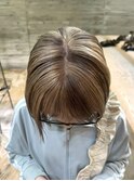 セクションカラーブロックカラーポイントカラーローライトボブ