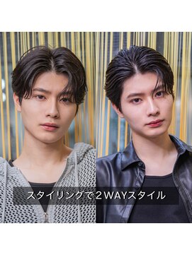 シティ(CITY) 小久保styleフェザーパーマフェザーショートグレーエンドカラー